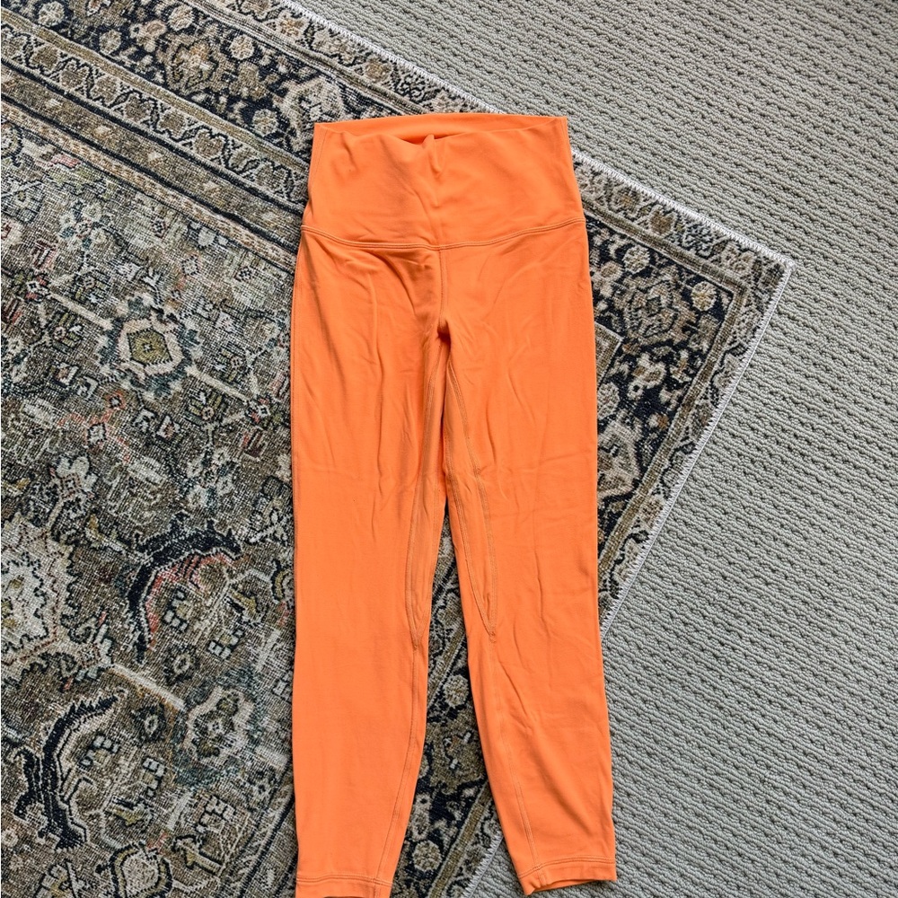 Lululemon Athletica Orange Leggings